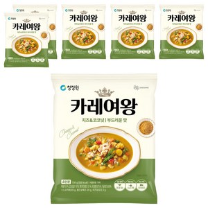카레여왕 청정원 치즈 앤 코코넛, 108g, 6개