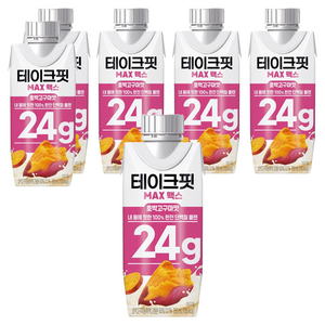 테이크핏 맥스 호박고구마맛 프로틴, 250ml, 6개