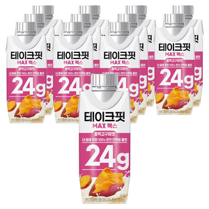 테이크핏 맥스 호박고구마맛 프로틴, 250ml, 12개