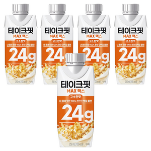 테이크핏 맥스 고소한맛 프로틴, 250ml, 5개