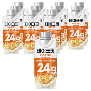 테이크핏 맥스 고소한맛 프로틴, 250ml, 12개