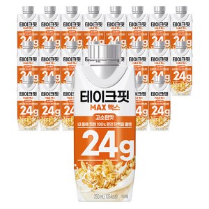 테이크핏 맥스 고소한맛 프로틴, 250ml, 24개