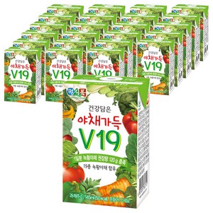 정식품 건강담은 야채가득 V19, 145ml, 24개