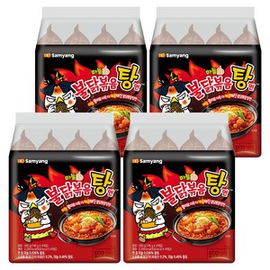 삼양 불닭볶음탕면 145g, 16개, (4개입 X 4팩)