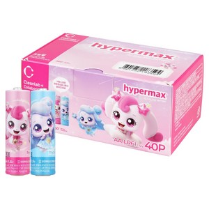 하이퍼맥스 캐치 티니핑 알카라인 AA 건전지, 40개입, 1개