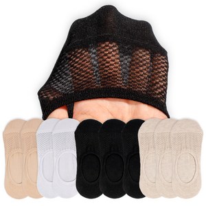 삭스팩토리 여성용 시원한 빅망사 페이크삭스 10켤레 세트