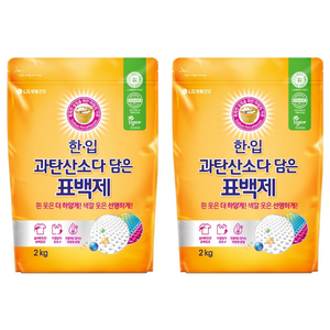 [비건라이프] 한입 과탄산소다 담은 표백제, 2kg, 2개