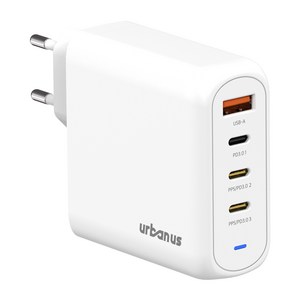 어반어스 GaN 140W A타입 C타입 4포트 PD PPS 멀티 초고속 충전기