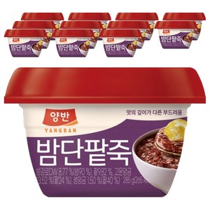동원 양반 밤단팥죽, 285g, 12개
