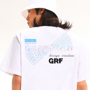 그랜피니 남녀공용 프리미엄 GRF 홀로그램 반팔 티셔츠 GFBT205