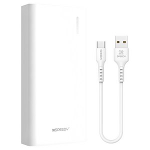 스피디 슬림 핏 보조배터리 20000mAh + C타입 케이블 세트