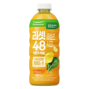 풀무원 리셋클렌즈 48시간 레몬 & 케일 주스, 960ml, 1개