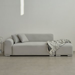 퍼리든 뮤즈 패브릭 3인용 쇼파 + 쿠션 2p + 스툴