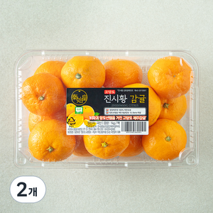 진시황 GAP 고당도 감귤, 1kg, 2개