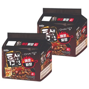 틈새라면 매운짜장 200g, 8개