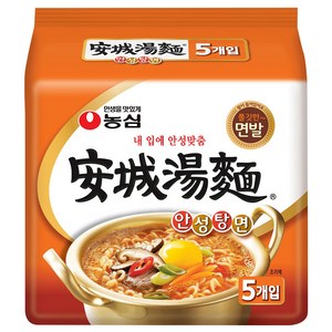 안성탕면 125g, 5개