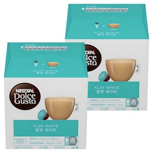 돌체구스토 플랫 화이트 캡슐커피