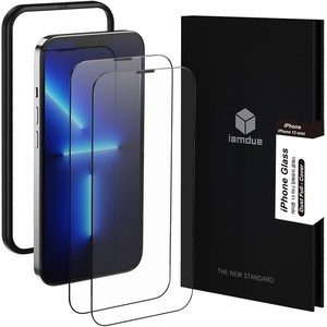 아이엠듀 풀커버 강화유리 휴대폰 액정 보호필름 2p 세트