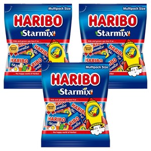 하리보 지퍼백 스타믹스 젤리, 250g, 3개