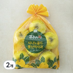 프레샤인 GAP인증 못난이 시나노골드 사과, 2kg(소과, 12입내), 2개