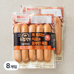 더건강한 그릴후랑크, 300g, 8개입