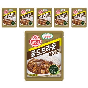 오뚜기 골드브라운 하이스, 1kg, 6개