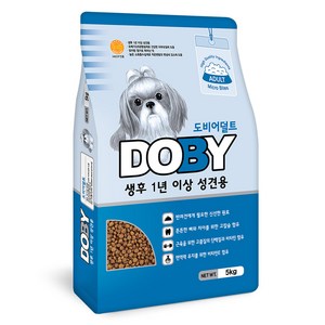 도비 어덜트 강아지 건식사료, 곡물, 5kg, 1개