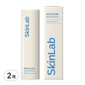 크리넥스 스킨랩 모이스처 선 스틱 SPF50+ PA++++, 10g, 2개
