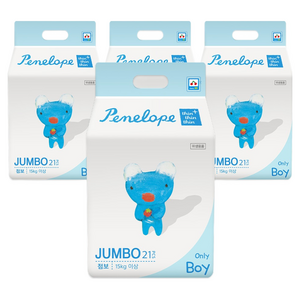 페넬로페 씬씬씬 에어슬림 플러스 팬티형 기저귀 남아용, 7단계, 84매