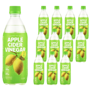 클룹 애사비소다 레몬비니거 제로, 500ml, 12개