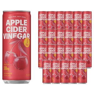 클룹 애사비소다 타트체리 제로 탄산음료, 250ml, 24개