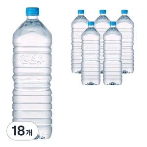 가야산천년수 천년수 무라벨 생수, 2L, 18개