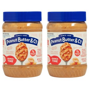 피넛버터앤코 땅콩버터잼 크런치 타임, 454g, 2개