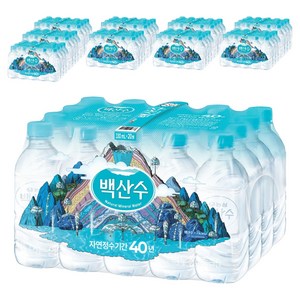 백산수 무라벨 생수, 330ml, 200개
