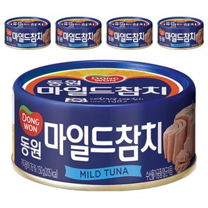 동원참치 마일드참치, 150g, 5개