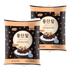 (주)동서 리치스 통단팥 골드파우치, 3kg, 2개