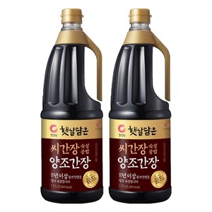 햇살담은 씨간장 숙성 양조간장 골드, 1.7L, 2개