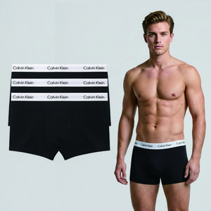 캘빈클라인언더웨어 남성용 코튼 스트레치 드로즈 팬티 3p