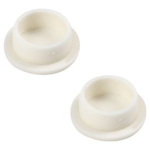 세면대 오버플로우 실리콘 원형 캡, 화이트, 2개