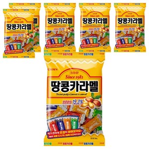 크라운 땅콩카라멜-, 324g, 6개