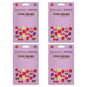 구디푸디 유아용 썸머패치 18p, 과일, 4개