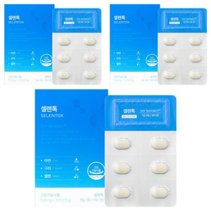 데이배리어 셀렌톡, 30정, 3개