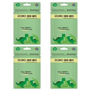 구디푸디 유아용 썸머패치 18p, 공룡, 4개