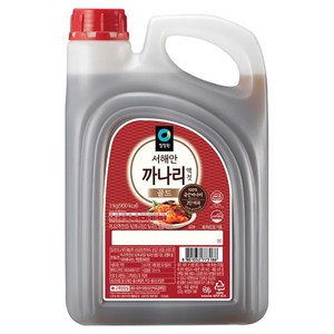 청정원 서해안 까나리 액젓 골드, 3kg, 1개
