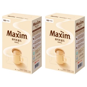 맥심 화이트골드 커피믹스, 11.7g, 100개입, 2개