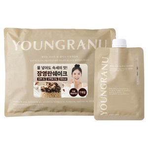 영라뉴 프로틴 핏 쉐이크 곡물흑임자맛 7p, 315g, 1세트