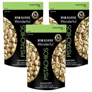 원더풀피스타치오 가염, 300g, 3개