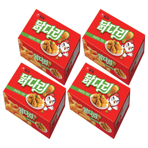 농심닭다리 후라이드 치킨맛, 66g, 4개