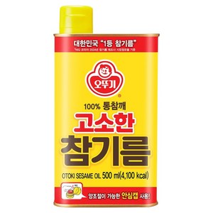 오뚜기 고소한 참기름, 500ml, 1개