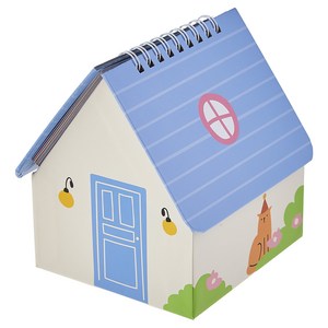 탐사 2026 미니 110X120 하우스 집모양 소품 인형 키링 수납 데스크 캘린더, 1개